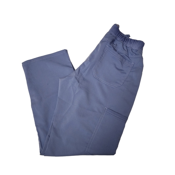 Dickies Womens Balance Petite Periwinkle Scrub Pants - Picture 10 of 14